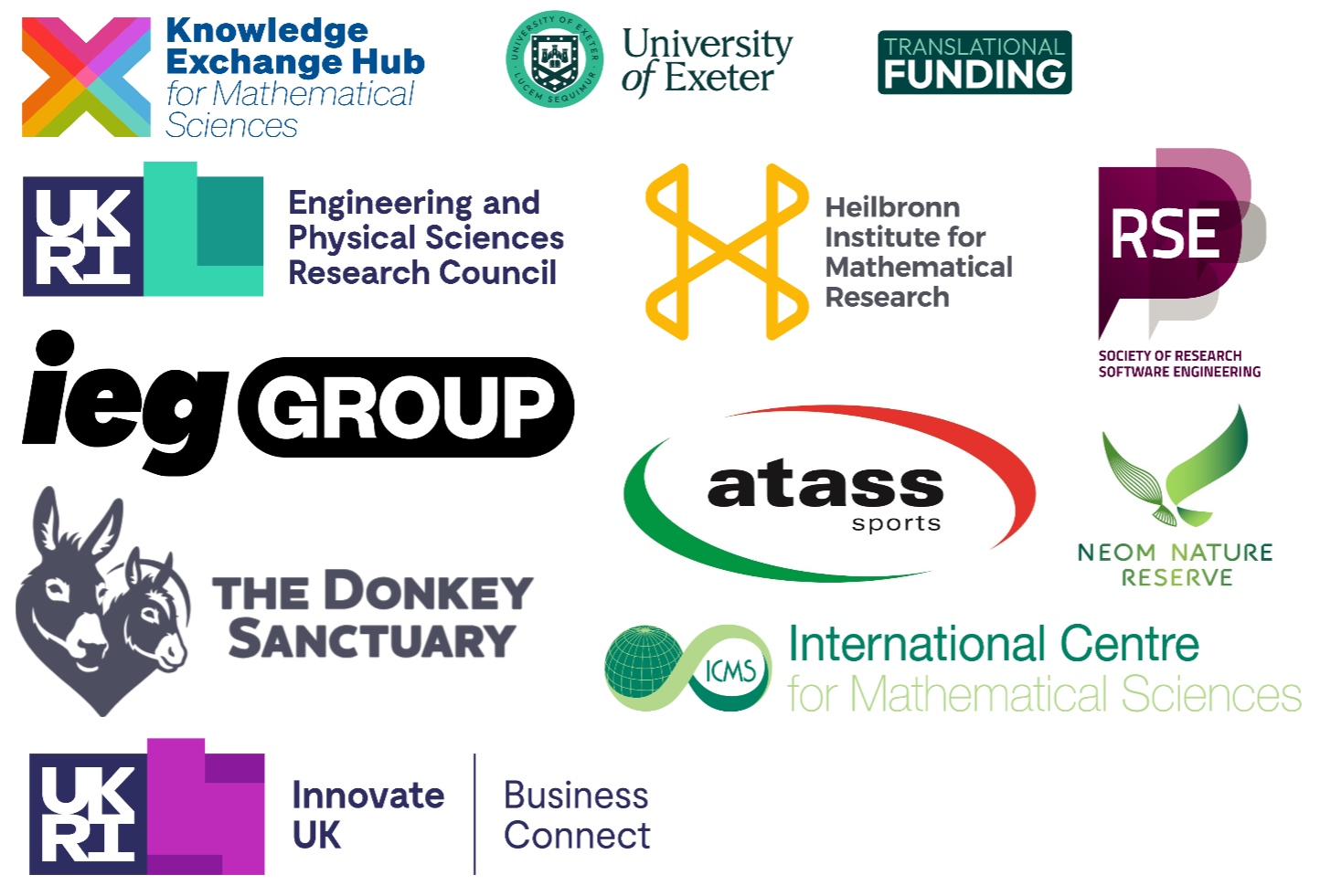 Image of various ESGI sponsor logos