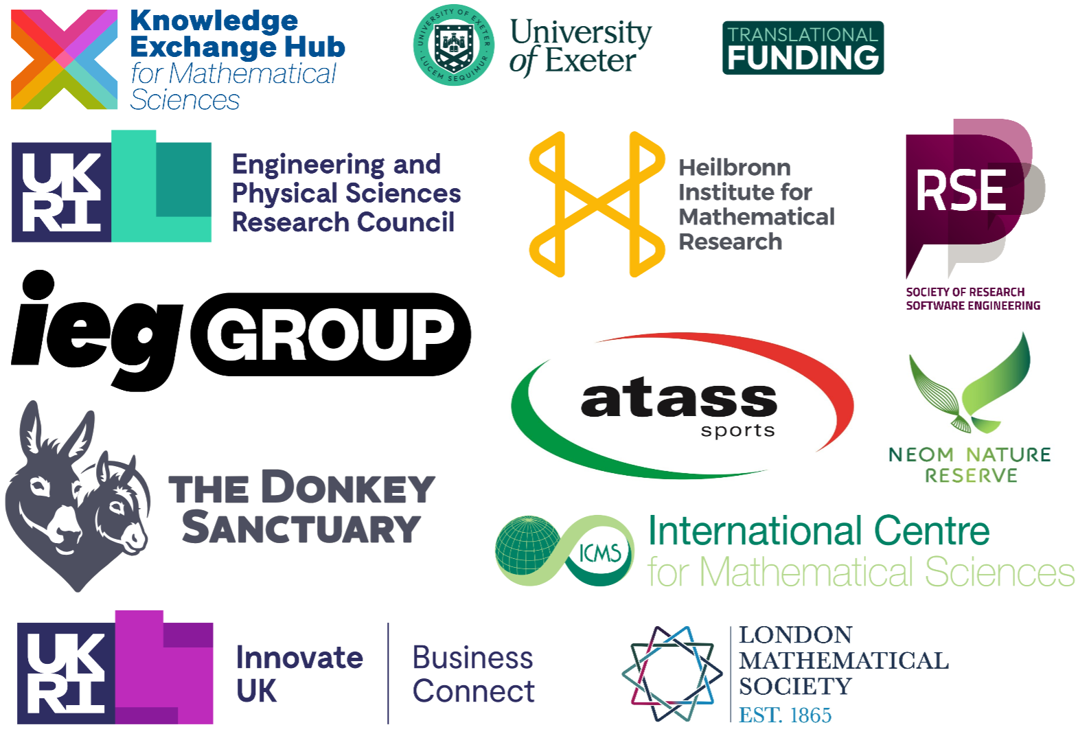 Image of various ESGI sponsor logos