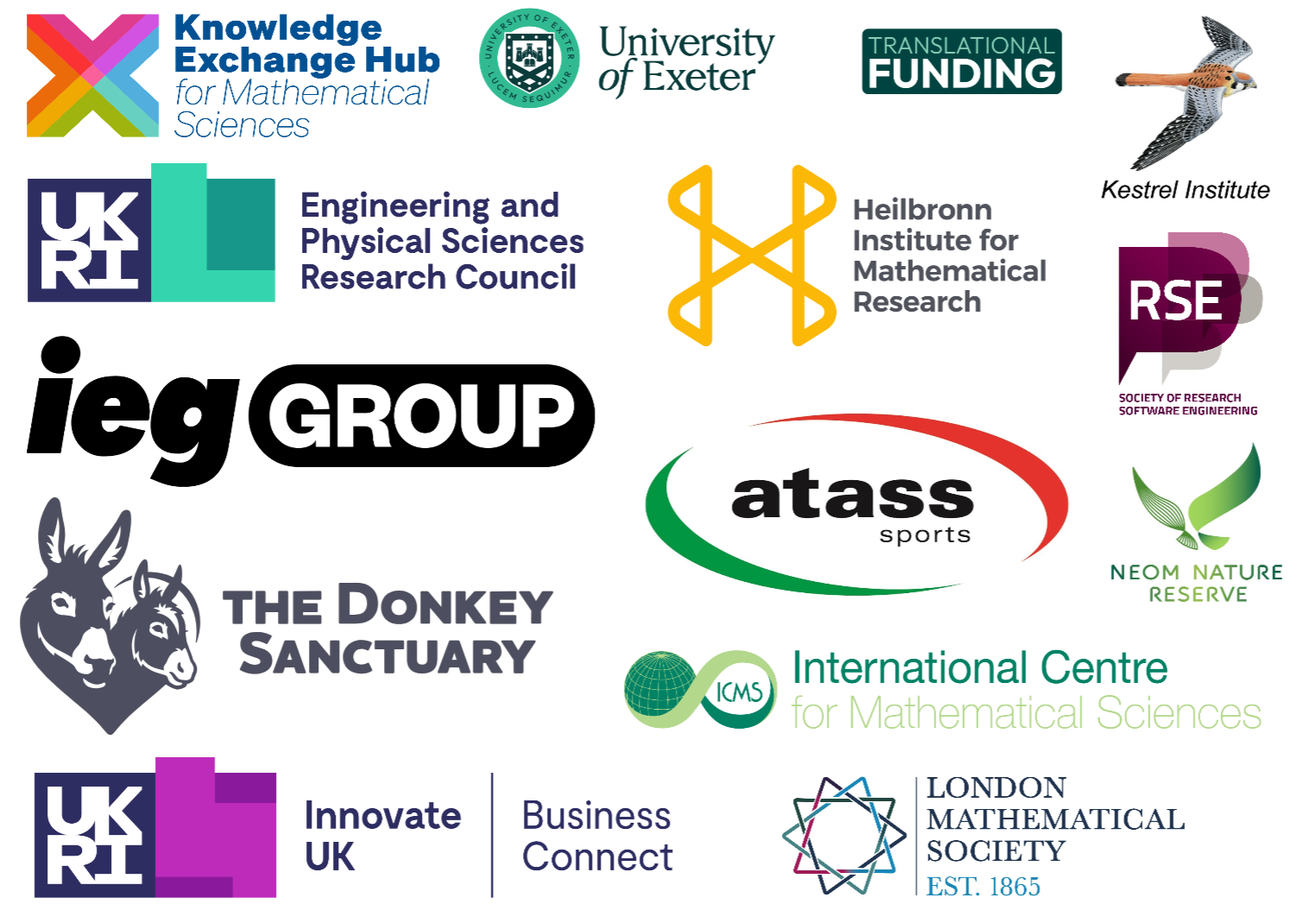 Image of various ESGI sponsor logos